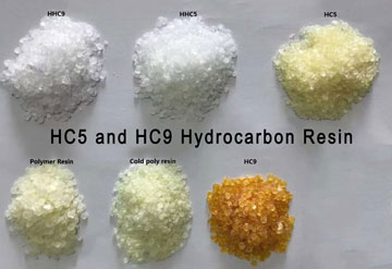 탄화수소 수지 이해: HC5 및 HC9 수지 설명